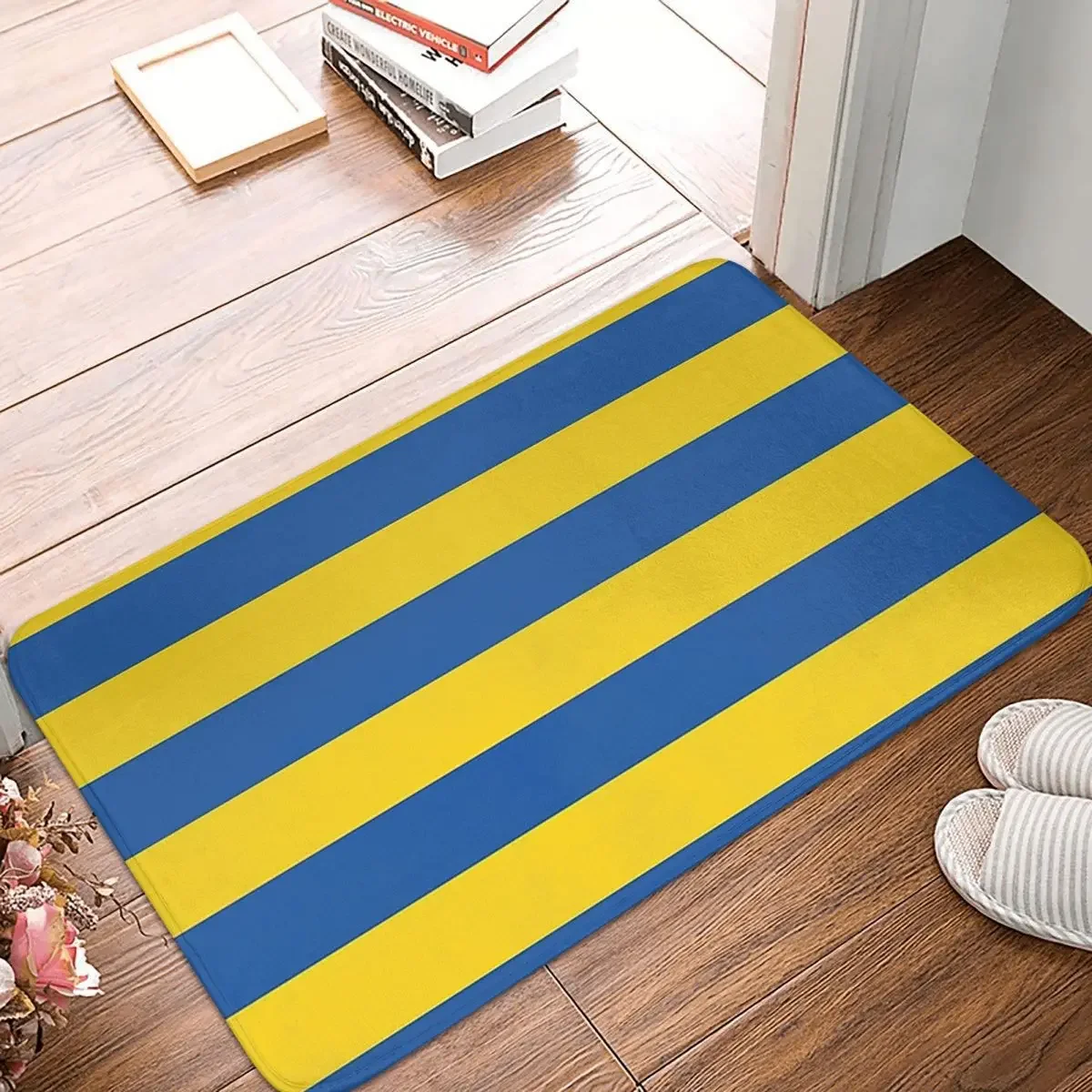 

Flag Of Ukraine Doormat Rug Carpet Mat Footpad Polyester Non-slip Sand Scraping Entrance Kitchen Bedroom Balcony Toilet