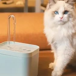 Pet Water Dispenser Auto Filter Electric Mute Cat Drinker 1.5L Recirculate Filtring Drinker for Cat Water Fountain