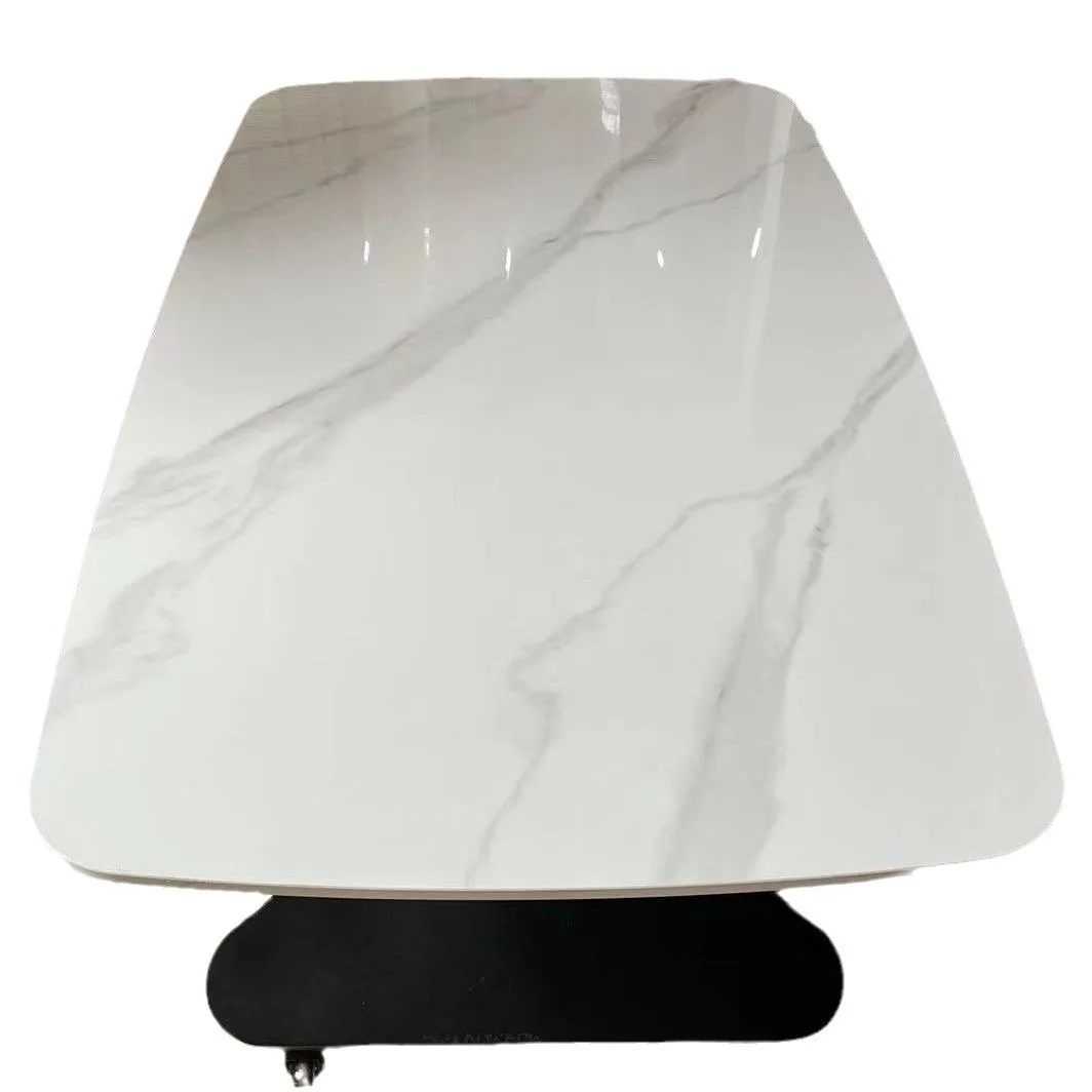 

Italian rock slab lift coffee table, dual-purpose, movable integrated dining table, household small apartment