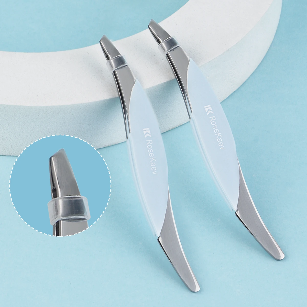 2 個の多機能ステンレス鋼眉毛クリップ/プライヤー、ひげの毛、眉毛トリミングツール、男性と女性に適しています