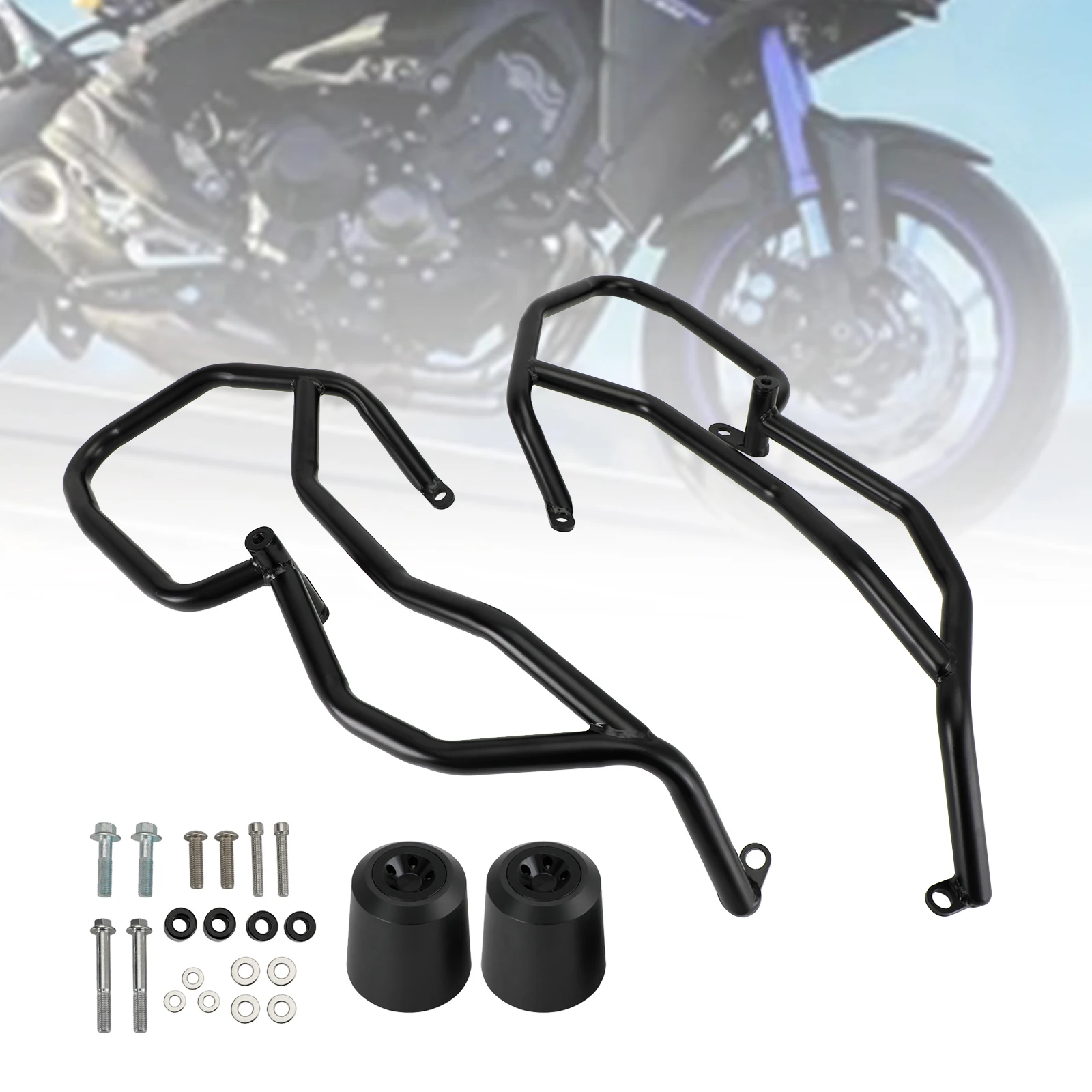 Artudatech Engine Guard Crash Bar Frame Protector Bumper For Yamaha Tracer 9/Gt 21-22