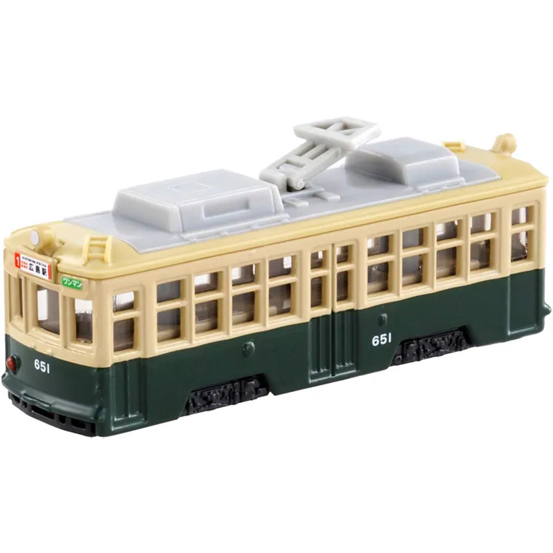 

TOMY Simulation Alloy Car Model Tomica Cars Toys For Boys Japan Men's Toy No. 66 Hiroshima Electric Railway Bus Tram 102557