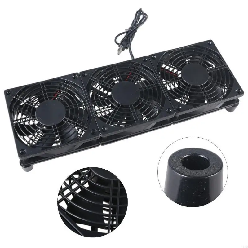 

F42D USB 5V Fan Waterproof Fan PC Fan Cooling Fan for Tablet Receiver Router