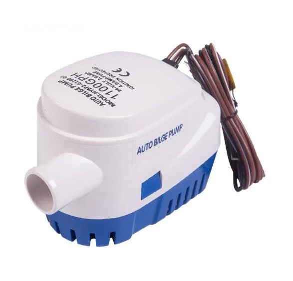 

Automatic 12v24v bilge pump small drainage pumping yacht battery Marine pump DC