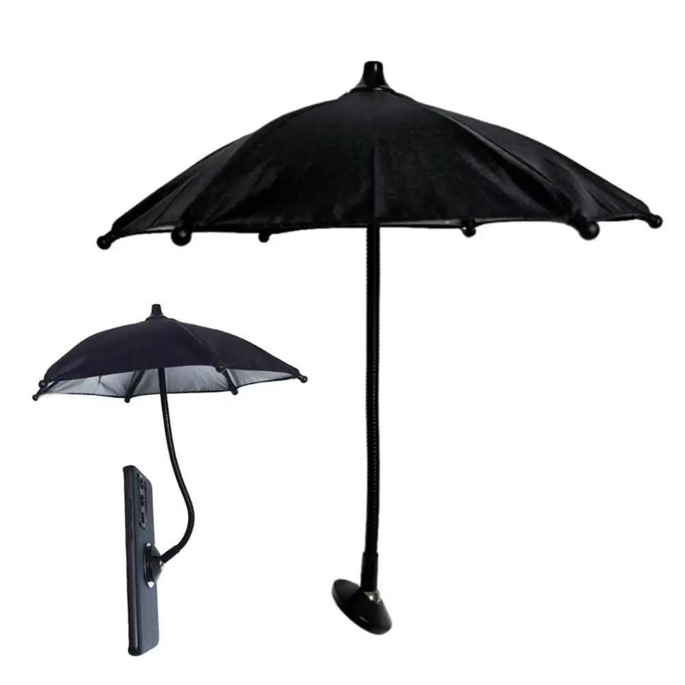 

Creative Mini Umbrella Phone Stand Magnetic Sunshade Shield Universal Holder for Smartphones Outdoor Rain & Sun Accessories