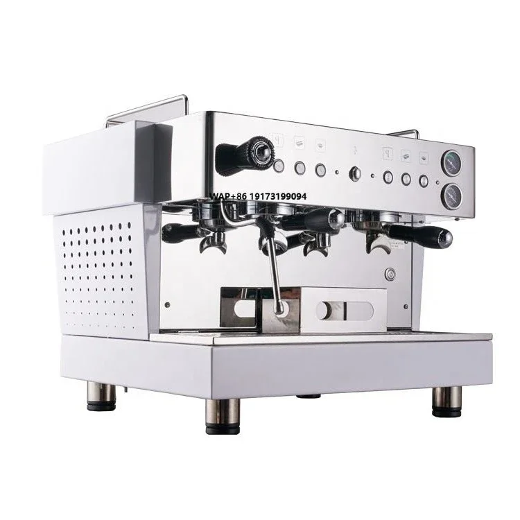 Commercial Espresso Expresso E2 Coffee Machine Semi-Automatic Programmable Hot Water System for Hotels Outdoor Use
