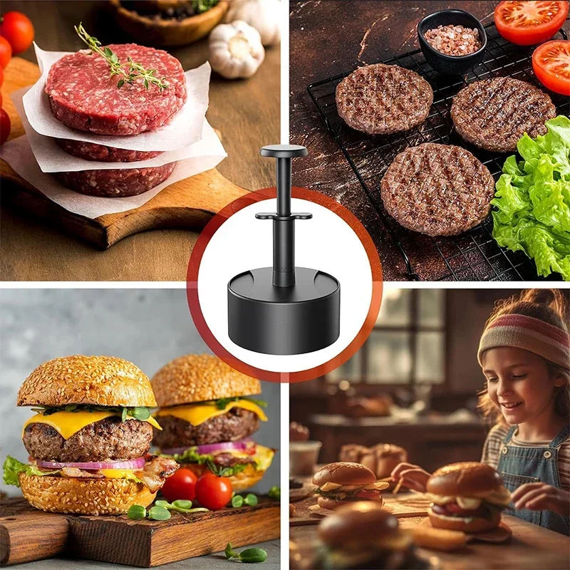 Burger Patty Maker Hamburger Steak Press for Stuffed Burgers Beef Veggie Maker Mold Perfect for Burgers Patties Cooking BBQ