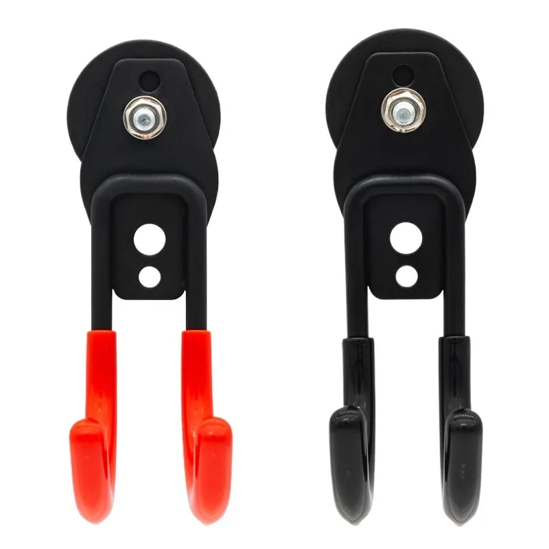 2Pcs Magnetic Garage Hooks 66mm Anti Slip Waterproof Nail Free Installation Gardening Tools Christmas Theme Home Improvement