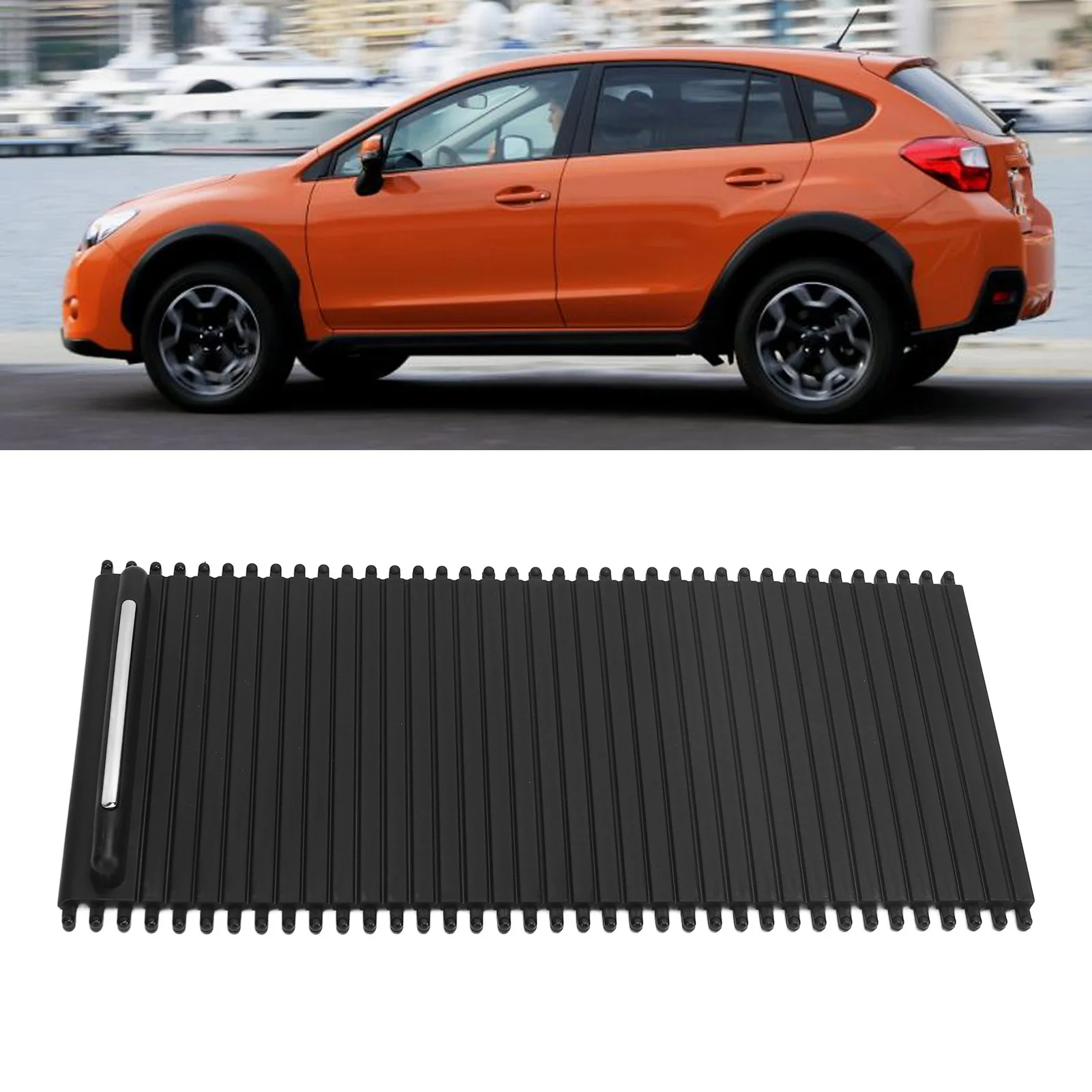 

Крышка для рулонных штор центральной консоли 66155AG100JC, скользящая крышка держателя чашки, предотвращает разливание, устойчивая к старению для Outback