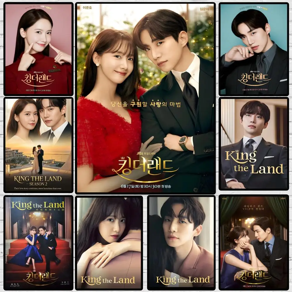Drama King the Land Poster 	 Poster Wall Sticker Waterproof Self Adhesive HD Art Bedroom Bar Decor