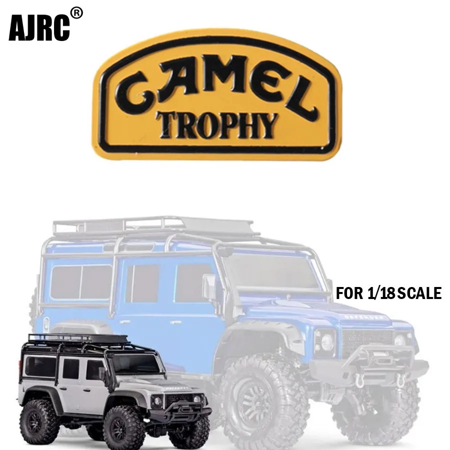 Camel Trophy Metal Logo Metal Logo For Trax Trx-4m 1/18 Defender Mn-d90 D110 Metal Sticker