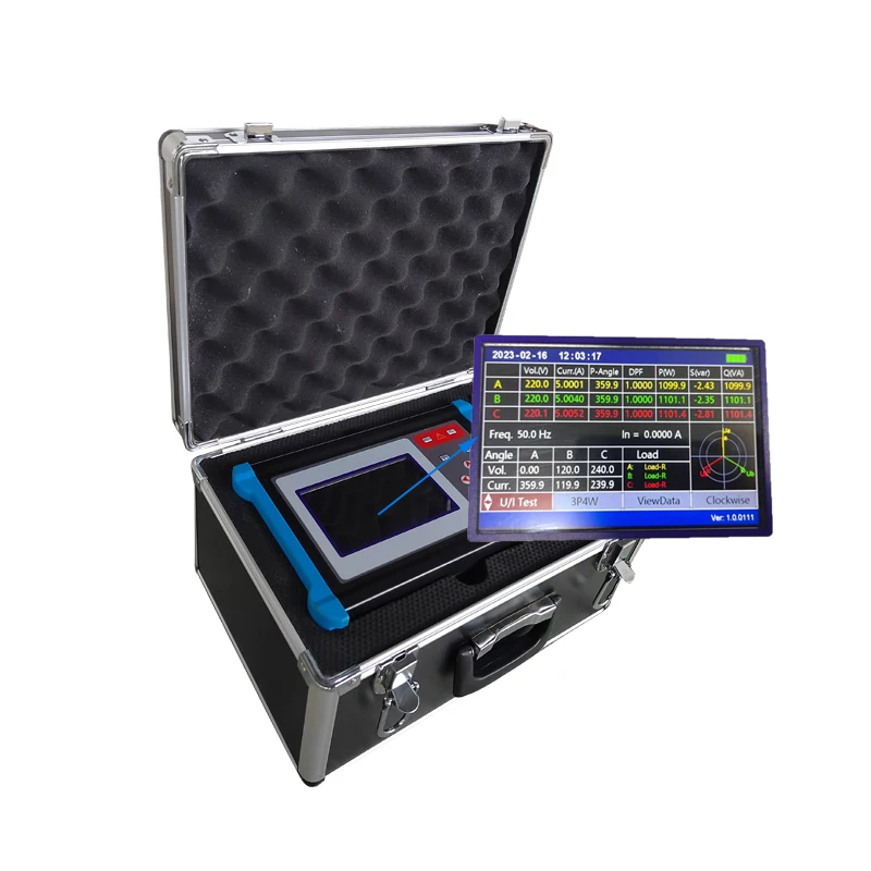 ZXY JH6000 ثلاث مراحل محلل جودة الطاقة الجهد متر محلل المشبك فولت أمبير اختبار متر #6