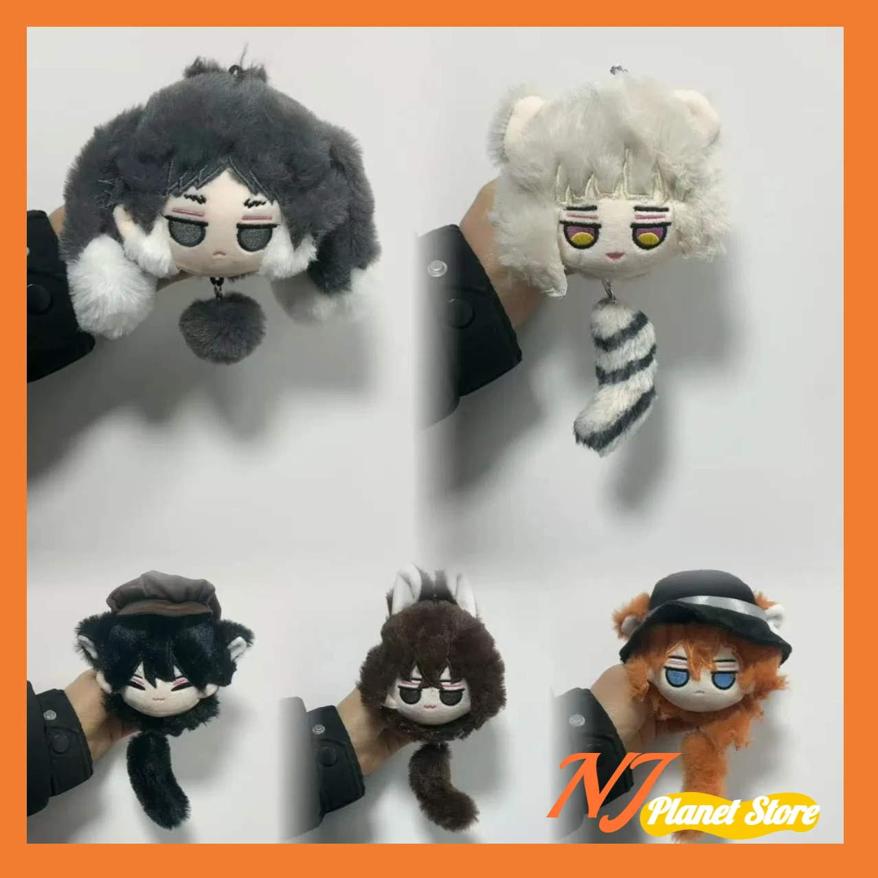 

10 см брелок Bungo Stray Dogs Gogol, плюшевая кукла Osamu Dazai Nakahara Chuya, милый мягкий кулон для фанатов аниме, рождественский подарок