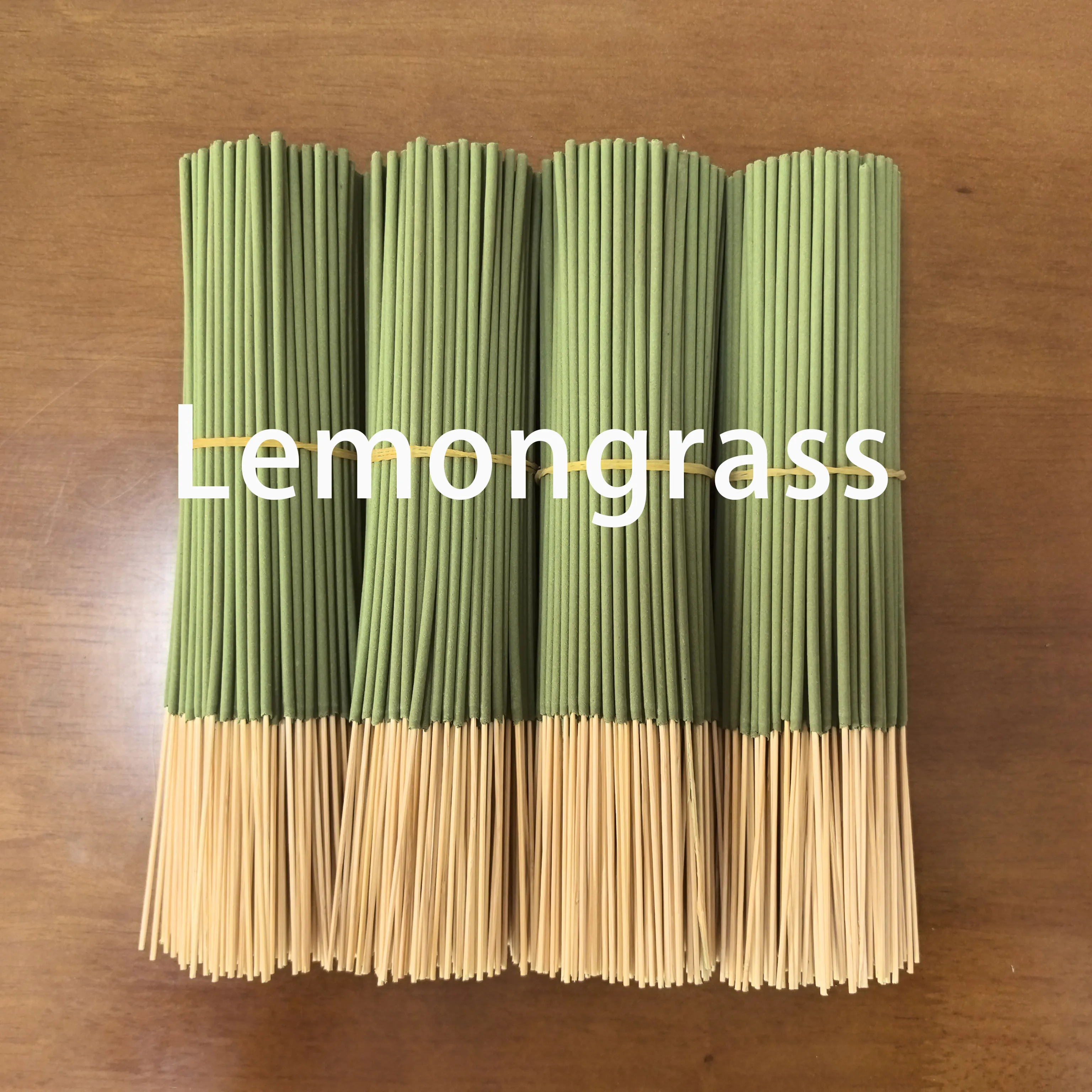 8.7-Inch Green Citronella Incense Sticks, Unique Lemongrass Scent, Popular Color, Suitable for Home Life, Long-Lasting Fragrance