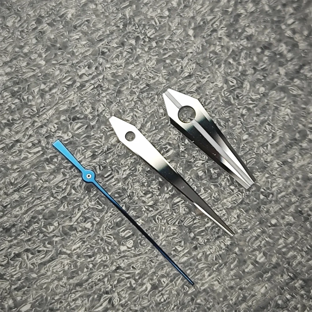 NH35 Lancette dell'orologio avanzate Lancette GS argentate per accessori per la modifica dell'orologio GS con lancette lucide a cinque lati luminose BGW9