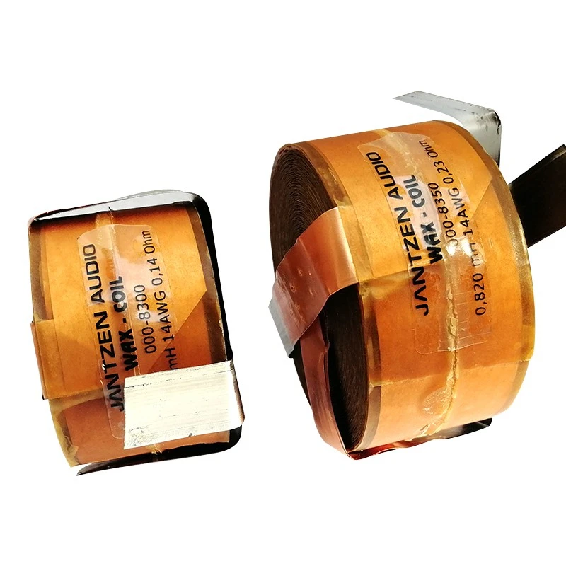1pcs Free Shipping Denmark Jantzen Pure copper foil WaxCoil Inductance 99.999% Purity Thermal HiFi Home Audio Frequency Division