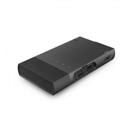 S1 Dlp แบบพกพาขนาดเล็กโปรเจคเตอร์โฮมเธียเตอร์5200Mah แบตเตอรี่ Sync สายสำหรับ1080P Hd,บัตร Tf,Usb,