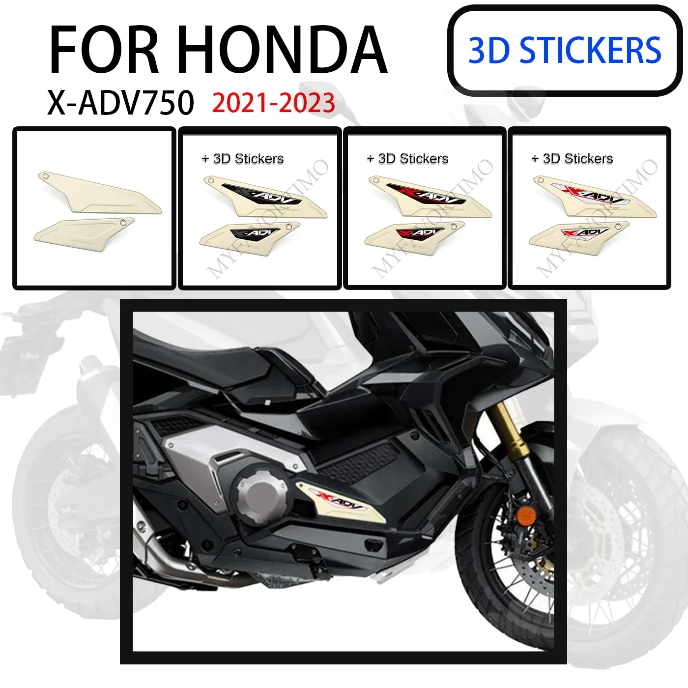 

Motorcycle Decals and Accessories FOR HONDA XADV X ADV X-ADV 750 XADV750 Parts Covers Set Side Panels Guard Plate 2021-2023