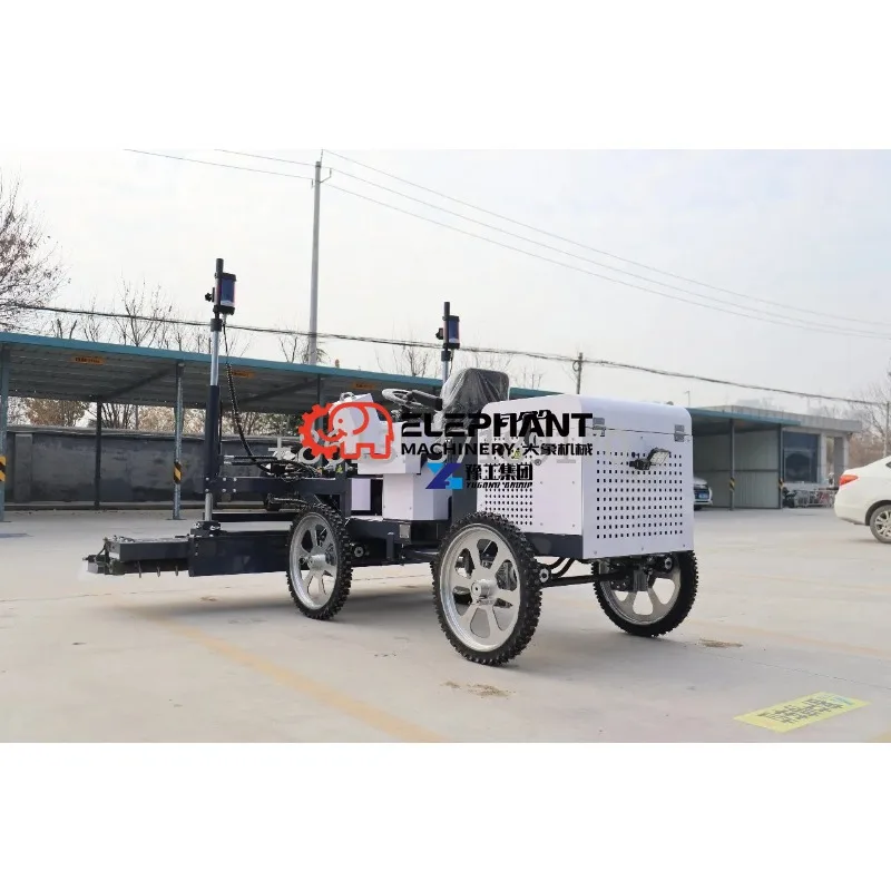 Concrete Construction Vibratory Laser Screed Machine Price High Precision Automatic Floor Leveling Screeding Machine for Sale