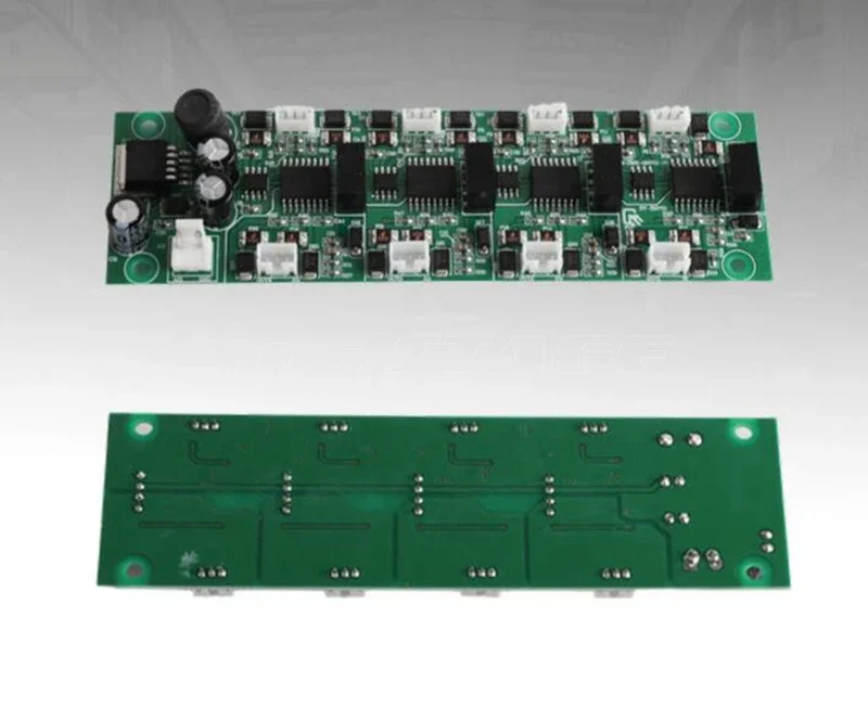 Placa de circuito Pcb, amplificador de señal Dmx de 4 puertos, placa de Control, divisor, placa base, placa de alimentación de Control