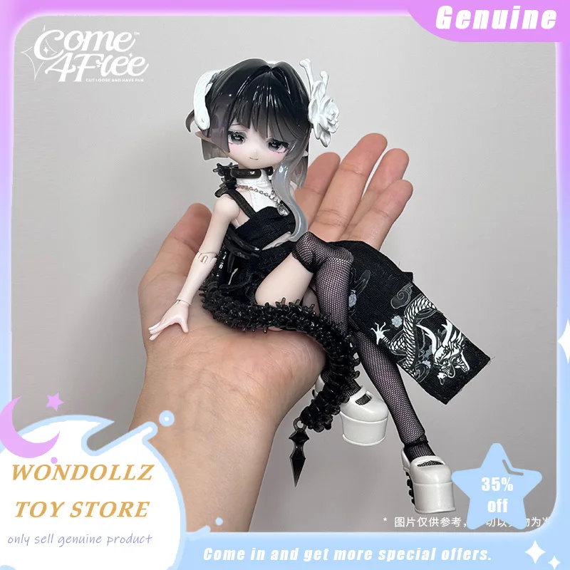 حقيقي Come4free Minty V2 المحيط جوهرة سلسلة 1/8 Bjd صندوق أعمى طبعة محدودة معلقة بطاقة لطيف عمل الشكل هدية مزخرفة