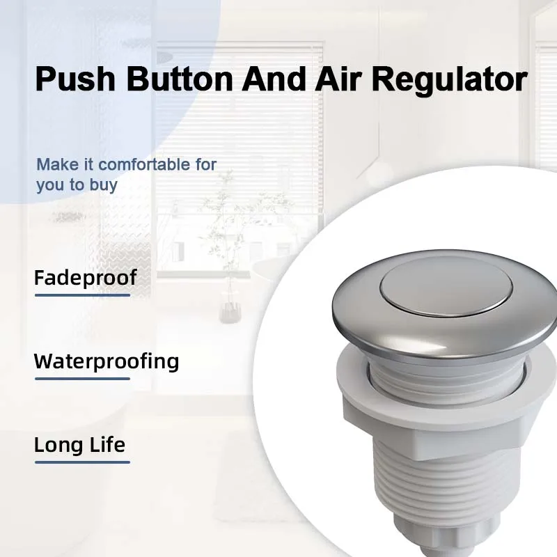 TLF ثلاث أيام الشحن ABS البلاستيك دوامة حوض الاستحمام التحكم في الهواء مفتاح الضغط زر الضغط الهوائي