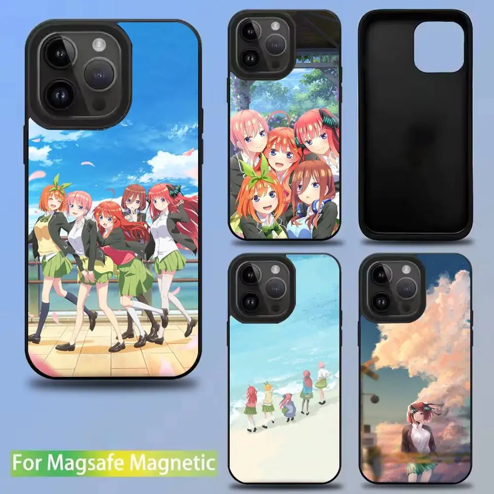 

Five Equal Brides Anime Phone Case For iPhone 16,15,14,13,12,11,Pro,Max,Plus,Mini,SE New Magsafe Magnetic Wireless Charging