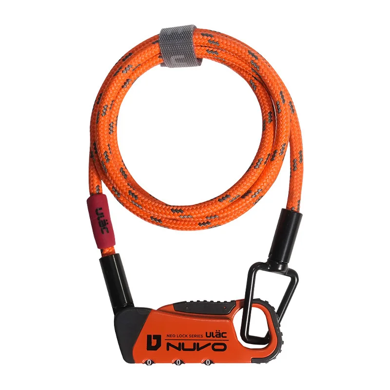 

1M Steel Wire Cable Lock Password Security Lock Anti-theft Helmet Lock for Bicycle Scooter Motorcycle E-Bike Cycling Accessories