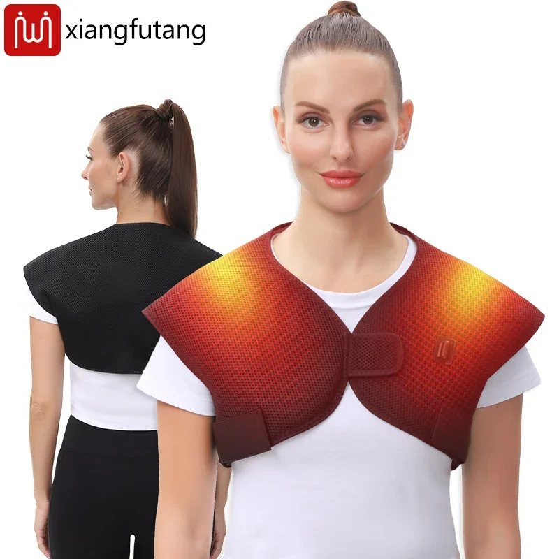 

Шаль с электрическим подогревом — 3-ступенчатое нагревание и таймер, снимает боль в суставах, обеспечивает спортивное восстановление/ежедневный уход, для офисных работников и пожилых людей