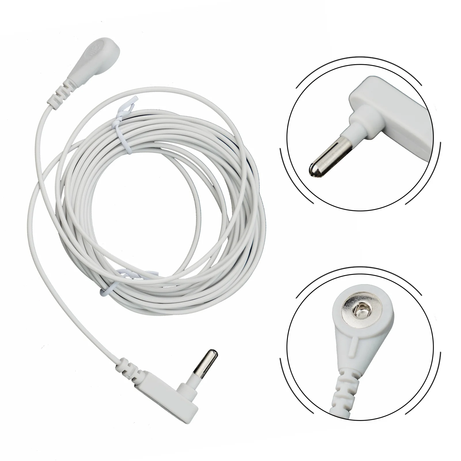 

4 X 3 X 1 Inches Grounding Cable Grounding Accessory Conductive Garments Grounding Mats Grounding Rod 100k Ohm Resistor