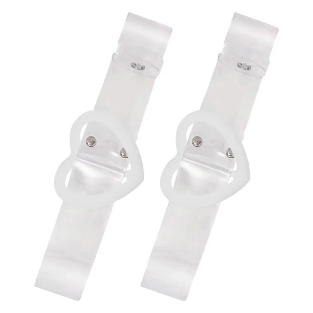 

2Pcs Transparent Waist Belts for Women Stylish Clear Wide Band Accessory for Dress Skirt Pant Fashionable Comfortable