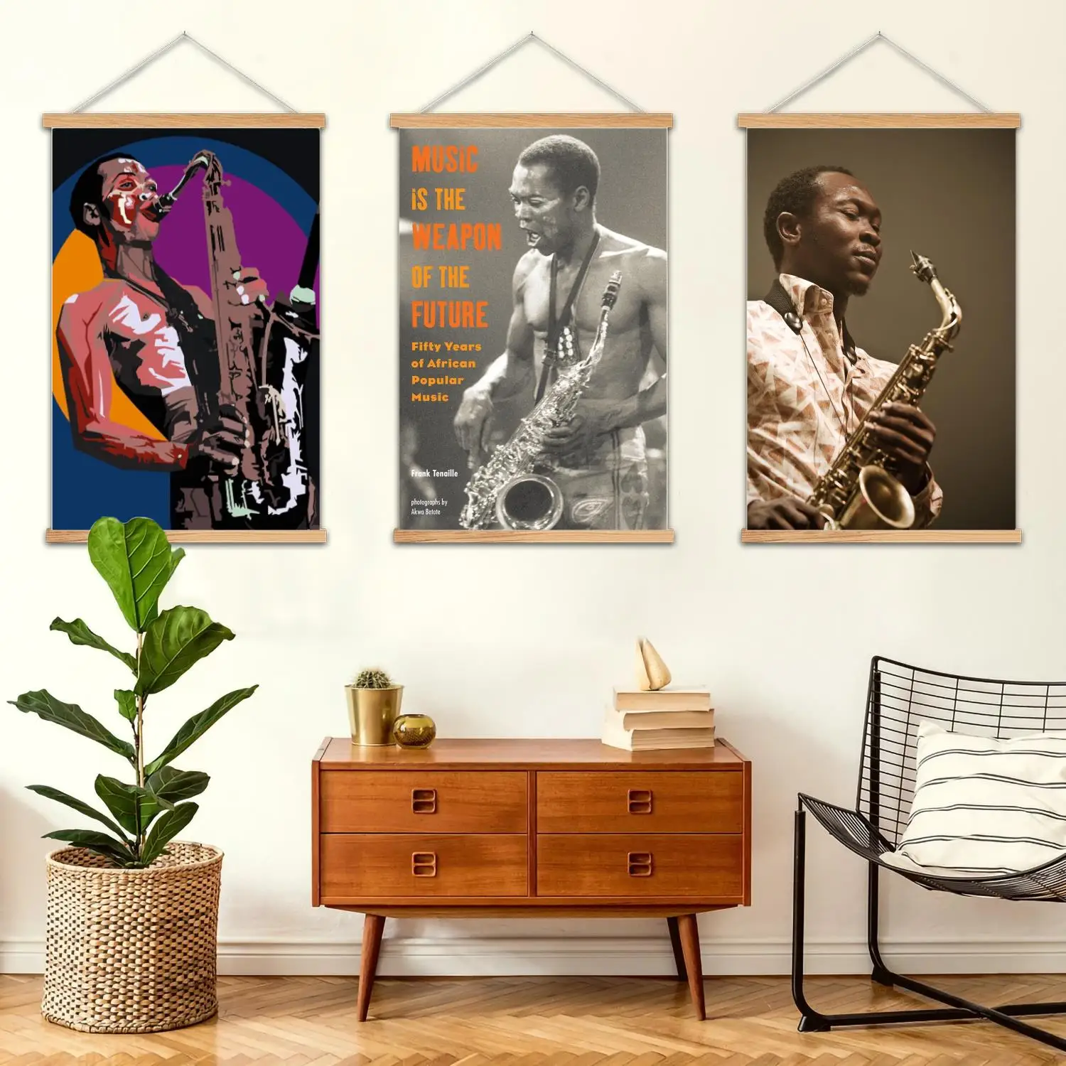 Fela Kuti Framed Wa…