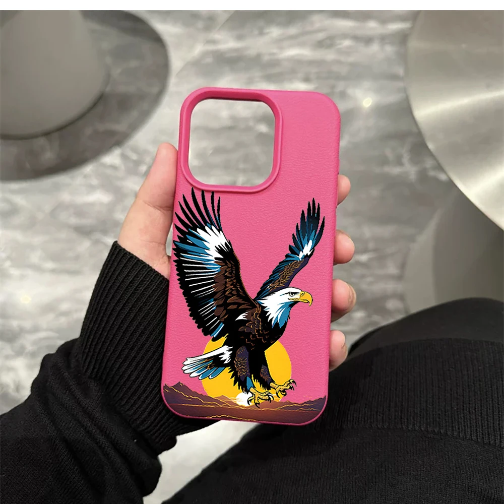 Soaring Eagle Handyhülle für iPhone 17 16 15 14 13 12 11 ProMax 16 15 14 Plus 17 16 15 14 13 12 Pro 17Air Silikon Matte Hülle – Detail 11