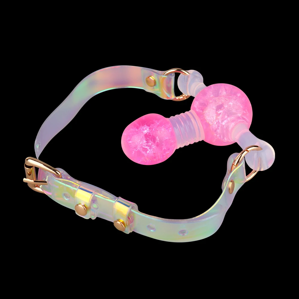 ORALSX سيليكون الفم الكمامة S ، L حجم الكرة الكمامة ضبط النفس مفتوحة عن طريق الفم مع حزام قابل للضبط الجنس لعب للعب الكبار الملحقات المثيرة