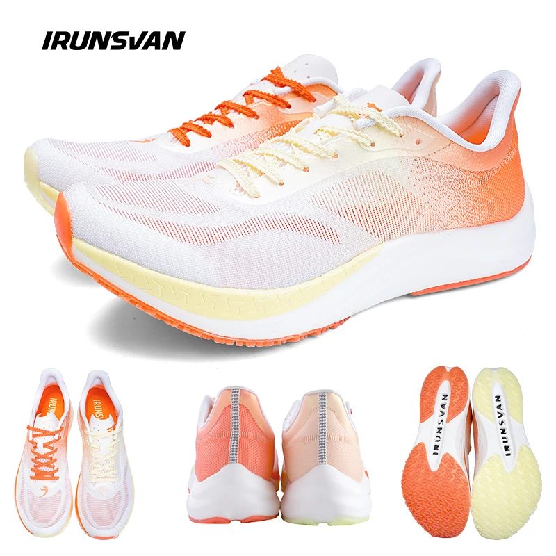 

IRUNSVAN Cushioning Running Shoes Suitable for Heavy Runners Sport Shoes Anti-slip Male Sneakers Fashion Flexible Tennis Unisex