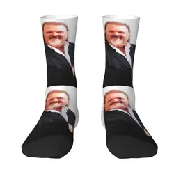 Vicente De Castro Parrita Men's Crew Socks Unisex Cute 3D Printed Spanish Flamenco Singer Dress Socks