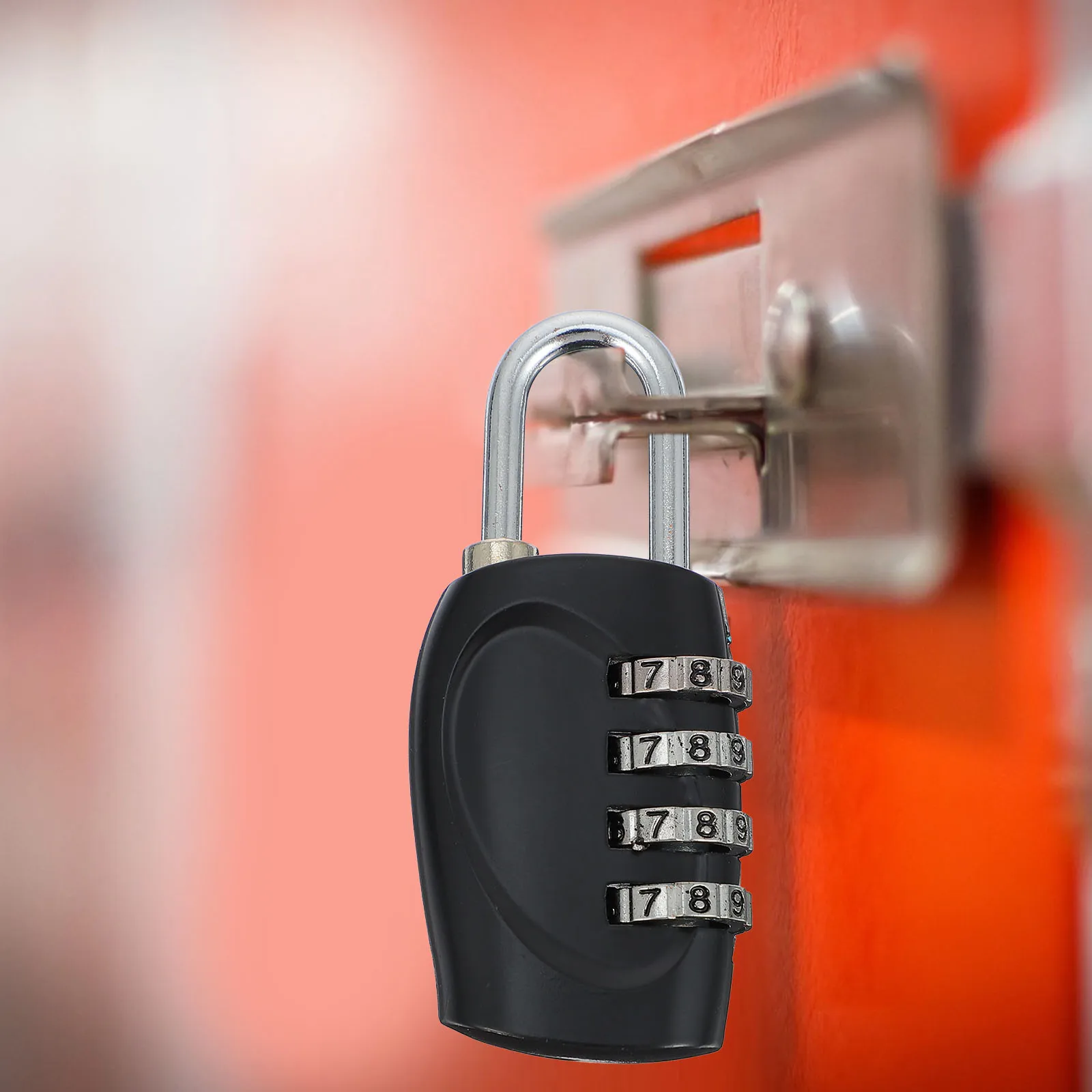 

2pcs Password Zinc Alloy Household Door Durable 4- Code Luggage For Suitcase Storage Case Safe Security Lock Traveling