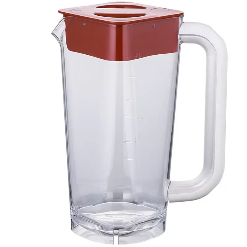 2000ml Thickened Food Grade PC Square Cold Water Kettle Tea Coffee Juice Pot for Restaurants and Beverage Stores Wholesale