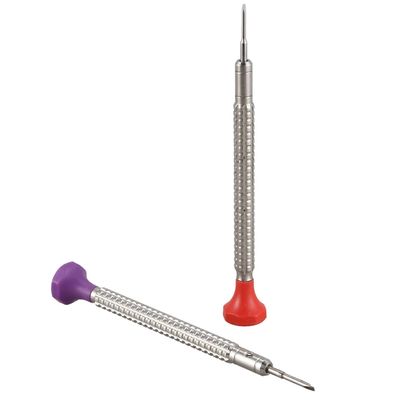 6Pcs Steel Watch Screwdrivers & 4Pcs Cutter Heads Set Precision Watchmaker Screwdrivers For Repair Watch Parts