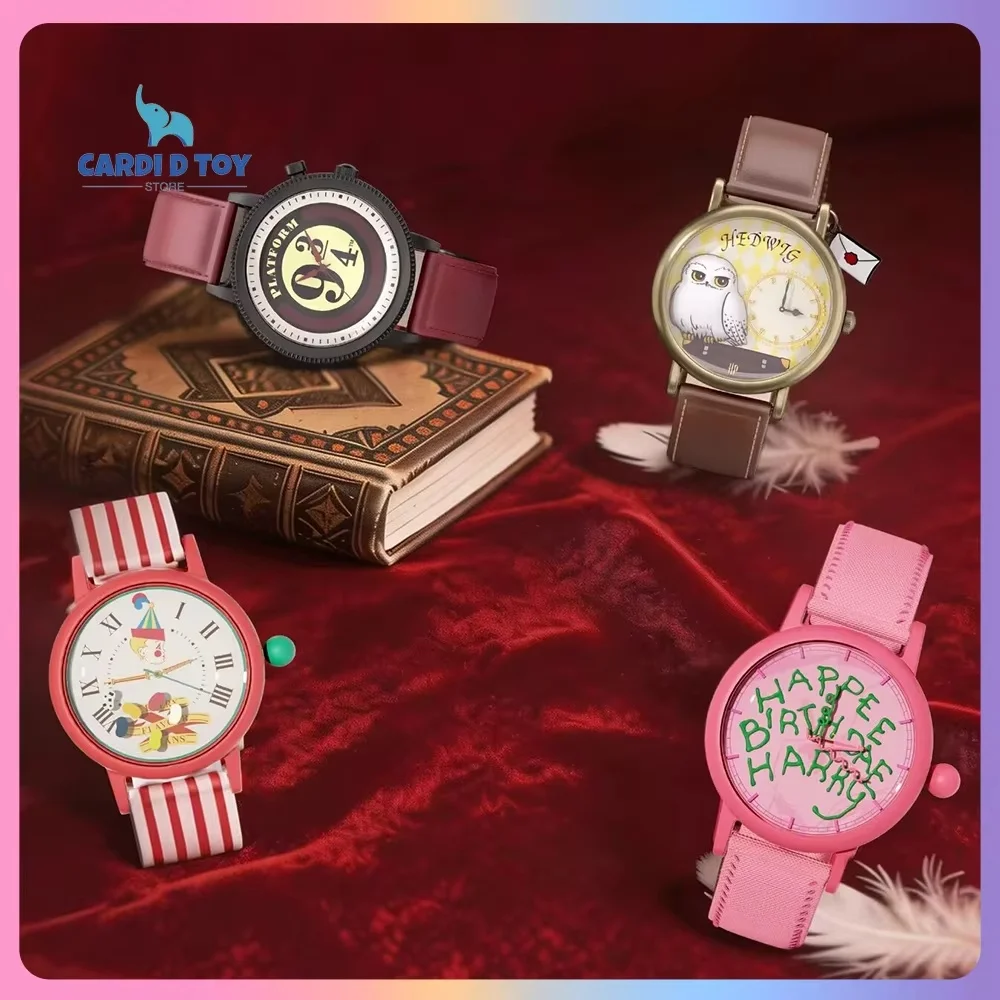 Nuevo y Original: Caja Sorpresa de la Serie Harry Potter, Reloj de Pulsera Decorativo de Harry Potter, Regalo, Juguete, Mercancía, Reloj de Moda, Caja Misteriosa