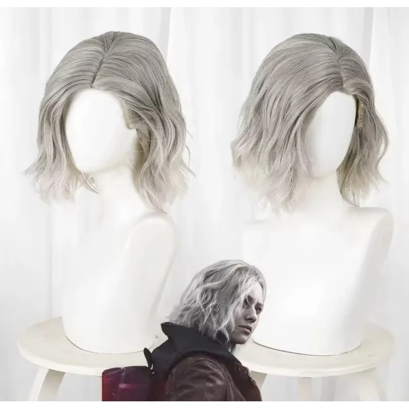 Resident Evil Requiem Grace Ashcroft Cosplay Wig Halloween Synthetic Hair Wigs