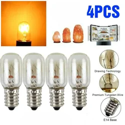 E14 Salt Lamp Globe Bulb 15W Light Bulbs 220-240V Refrigerator Appliance Oven 1/4/8 PCS Replacement Glass Bulbs