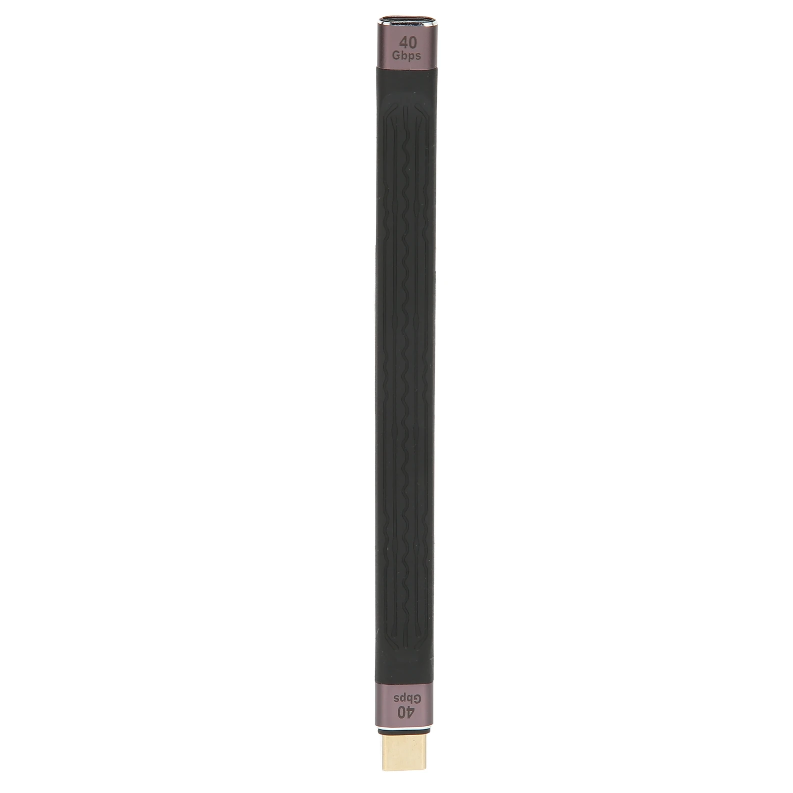 Short USB C Cable 40Gbps Dual Head FPC Durable Type C Male to Female PD 100W Fast Charging Cord