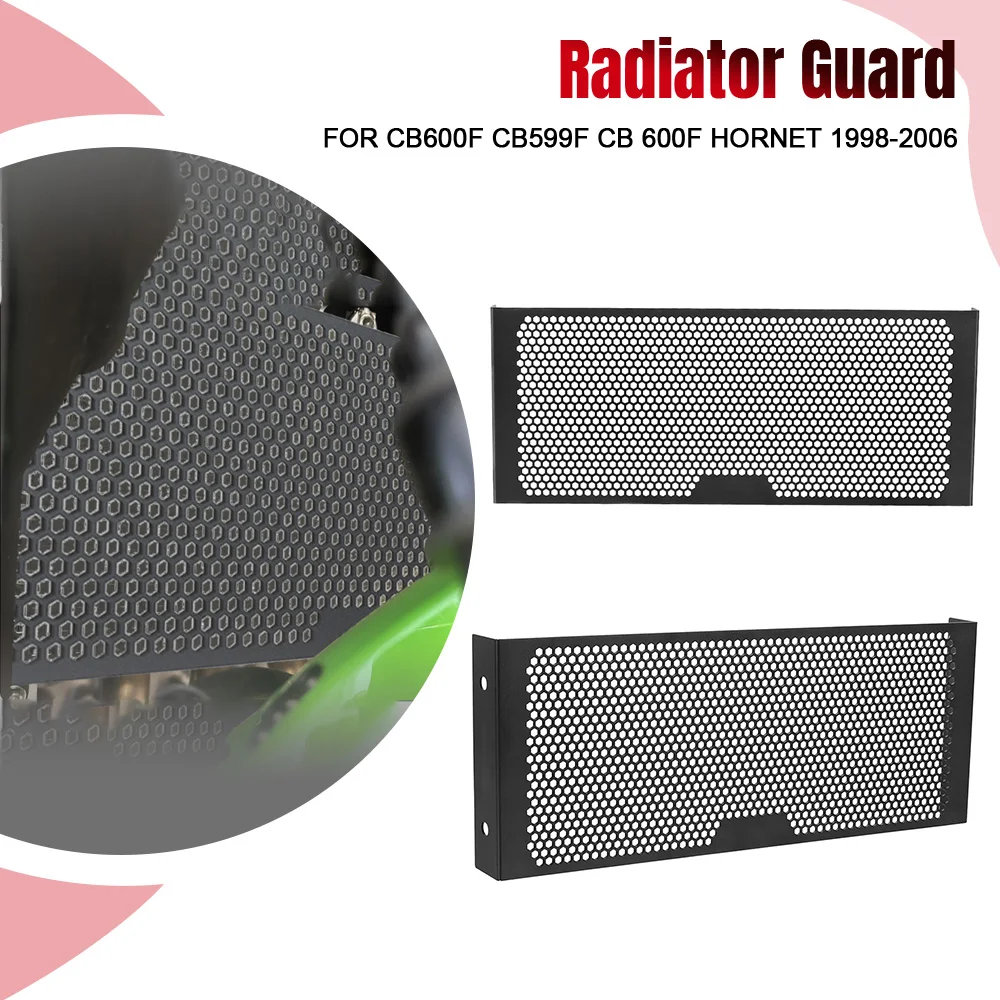 

Motorcycle Oil Cooler Guard Radiator Guard CNC Radiator Grille Guard Cover For HONDA CB600F CB599F CB 600F Hornet 1998-2005-2006