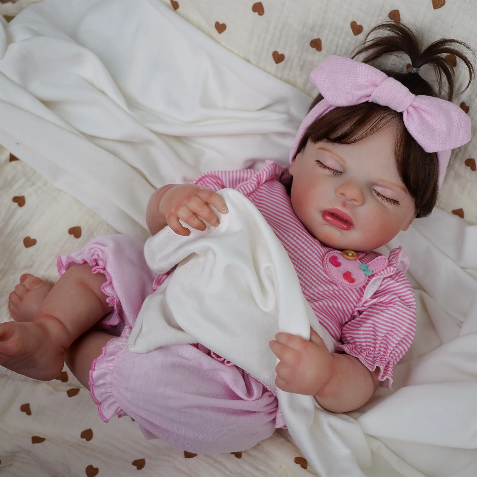 Bambola rinata Bambole per neonati realistiche con corpo morbido da 18 pollici Bambole per neonati Poseable Real Life