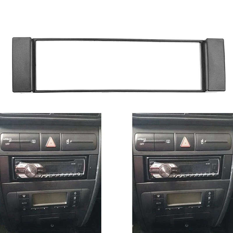 3X Fascia 1 Din Frame For - A3 8L A6 4B Seat Toledo Leon Fiat Scudo Stereo Facia Plate Dash CD Trim 1DIN Radio Cover