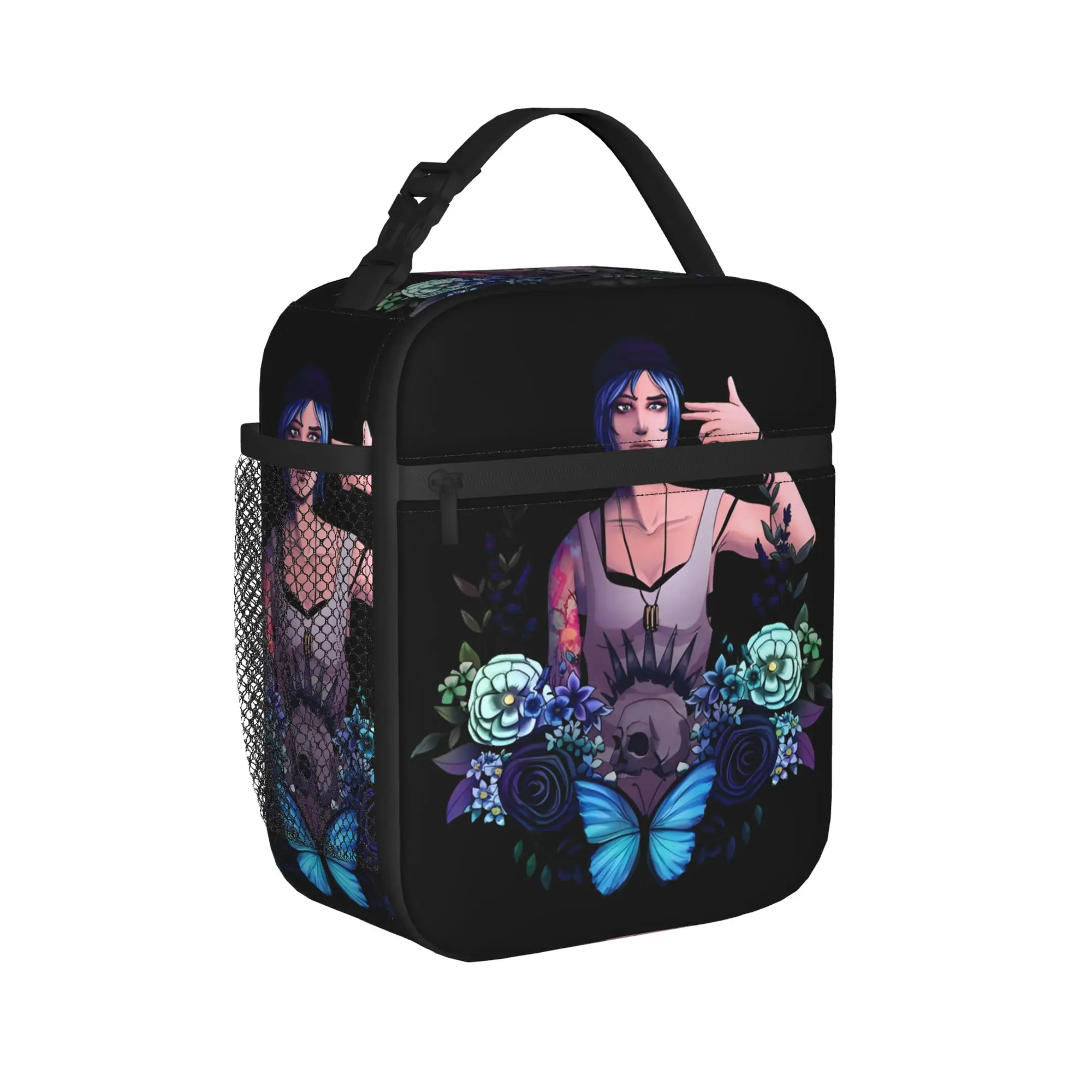 Life is Strange - Chloe Price Finger Gun Insulated Lunch Bag Cooler Bag ,Meal Container  Tote Lunch Box Men College