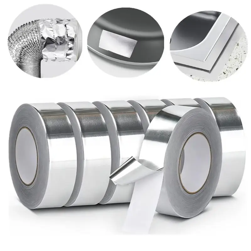 Sink Waterproof Sticker Anti-mold Tape Countertop Toilet Gap Heat Insulation Aluminum Foil Tape Bathroom Kitchen Accessories