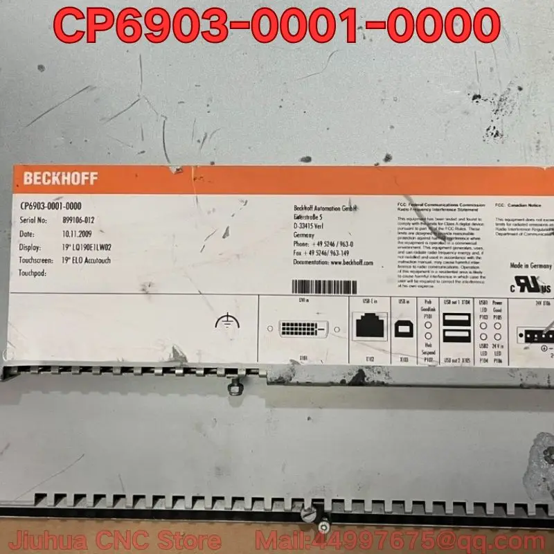 

Тестирование функций сенсорного экрана CP6903-0001-0000 (б/у) обычно требует согласования цены. Последняя котировка на 2026 год.