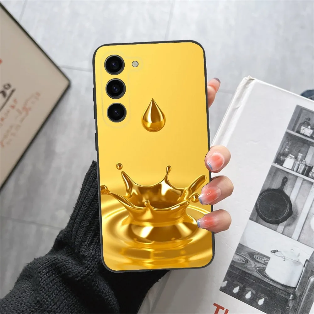 Money Gold Cash Art  Phone Case For Samsung Galaxy A13,21s,22,31,32,52,53,71,80,91 Black Soft Cover